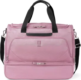 Travelpro Maxlite 5 Softside Carry-on Weekender with Drop-Bottom Compartment, Lightweight Overnight Travel Duffel Bag, Men and Women, Orchid Pink Purple, 19-Inch
