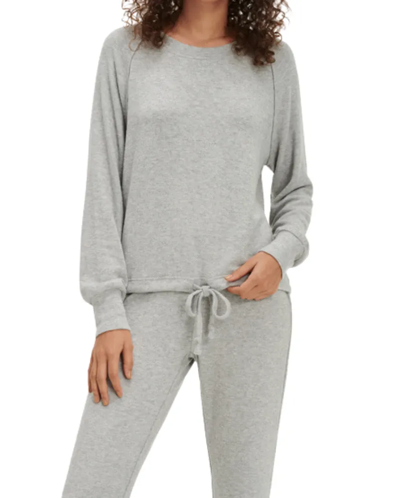 UGG Grey Heather Knit Gable PJ's Set
