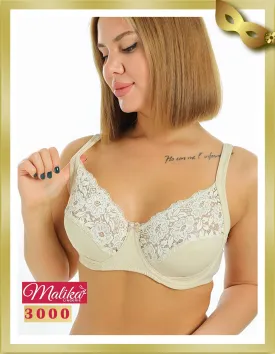Underwire Lace Minimizer Bra 3000