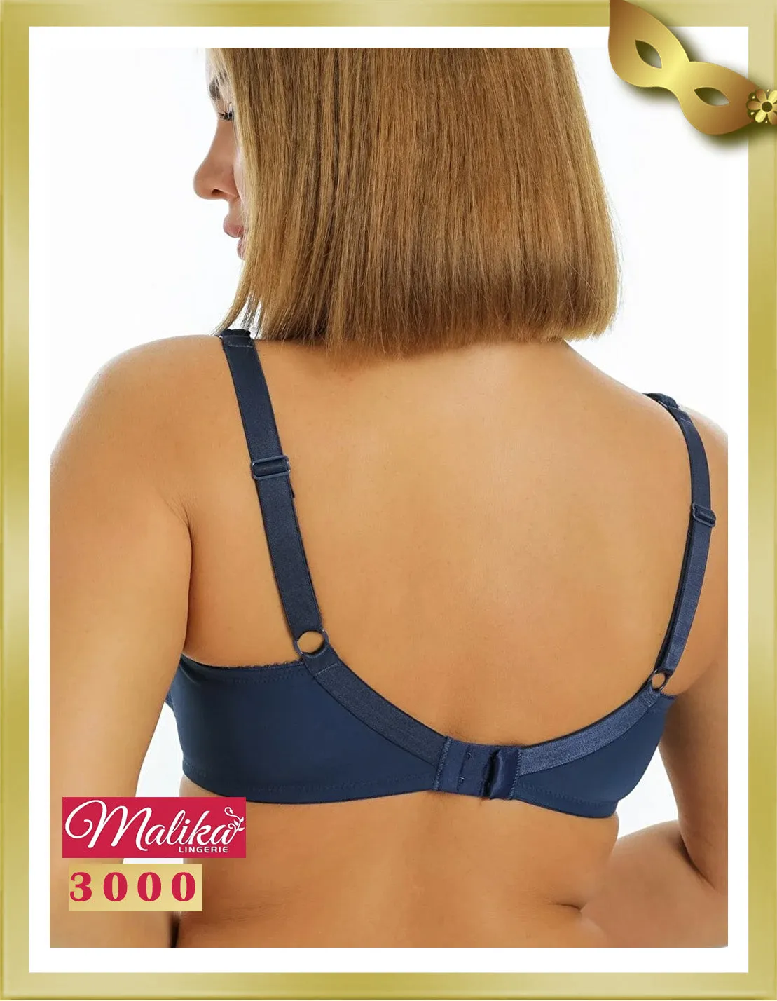 Underwire Lace Minimizer Bra 3000