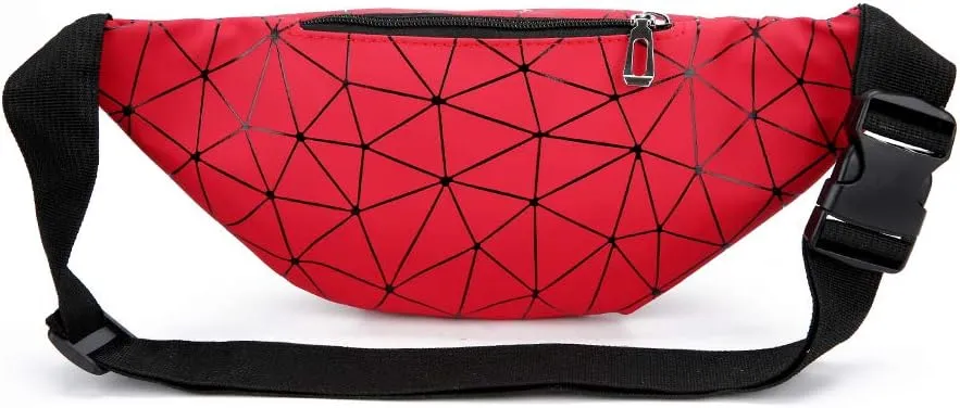 Waist Bag for Women & Men Holographic Fanny Pack Bum Bag with Adjustable Belt.