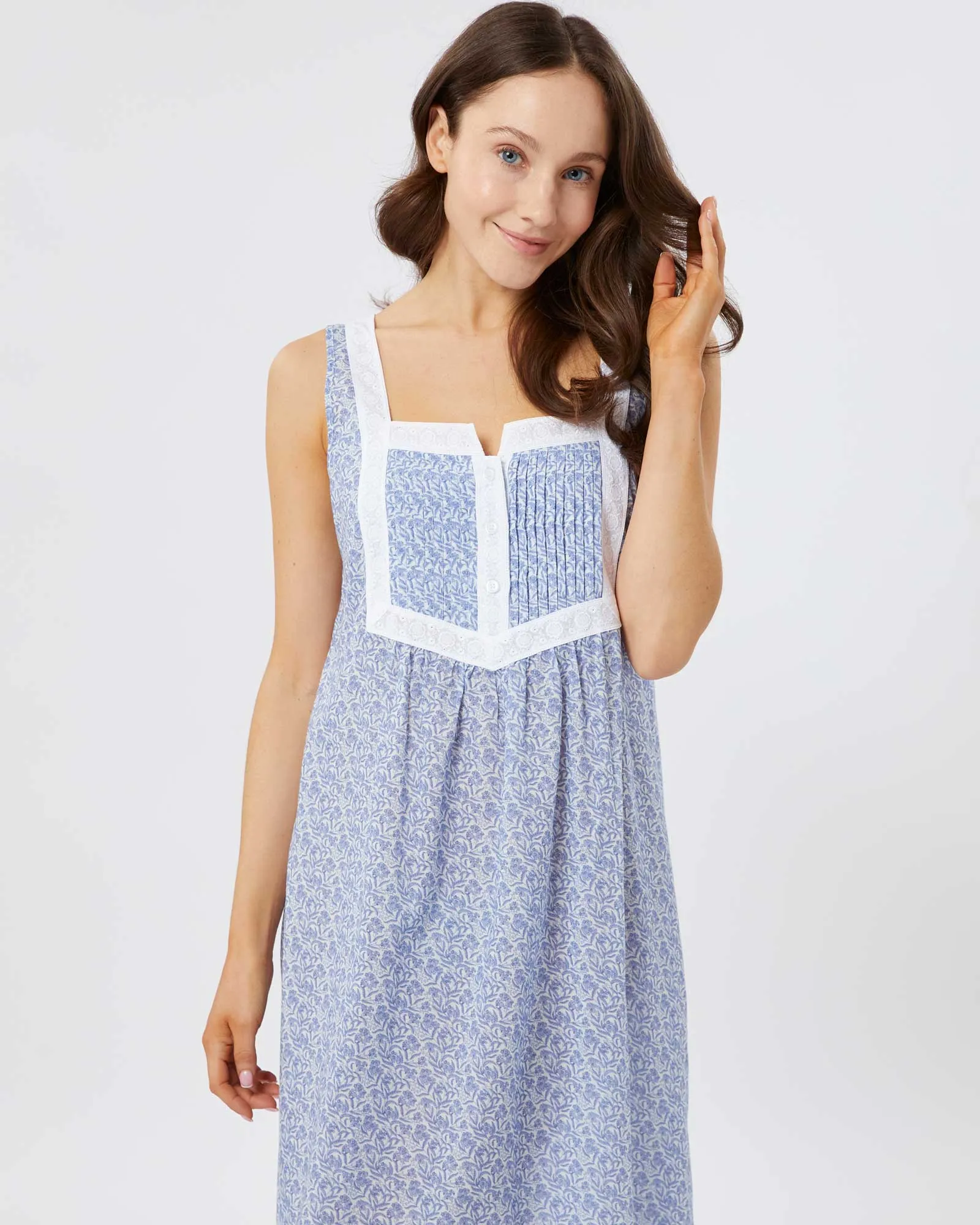 Women's Eliza Nightgown - Whitsbury Ditsy