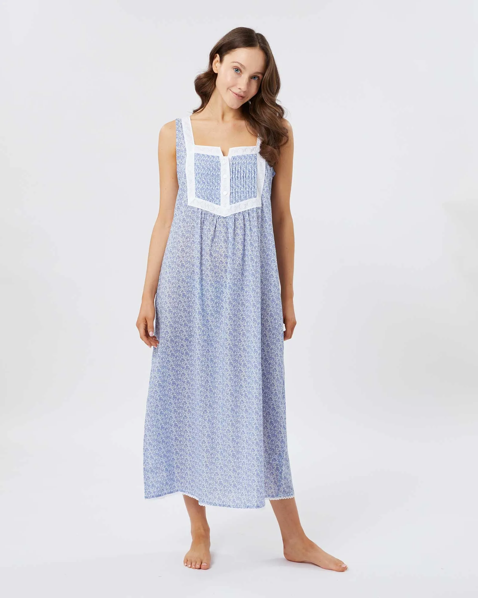 Women's Eliza Nightgown - Whitsbury Ditsy