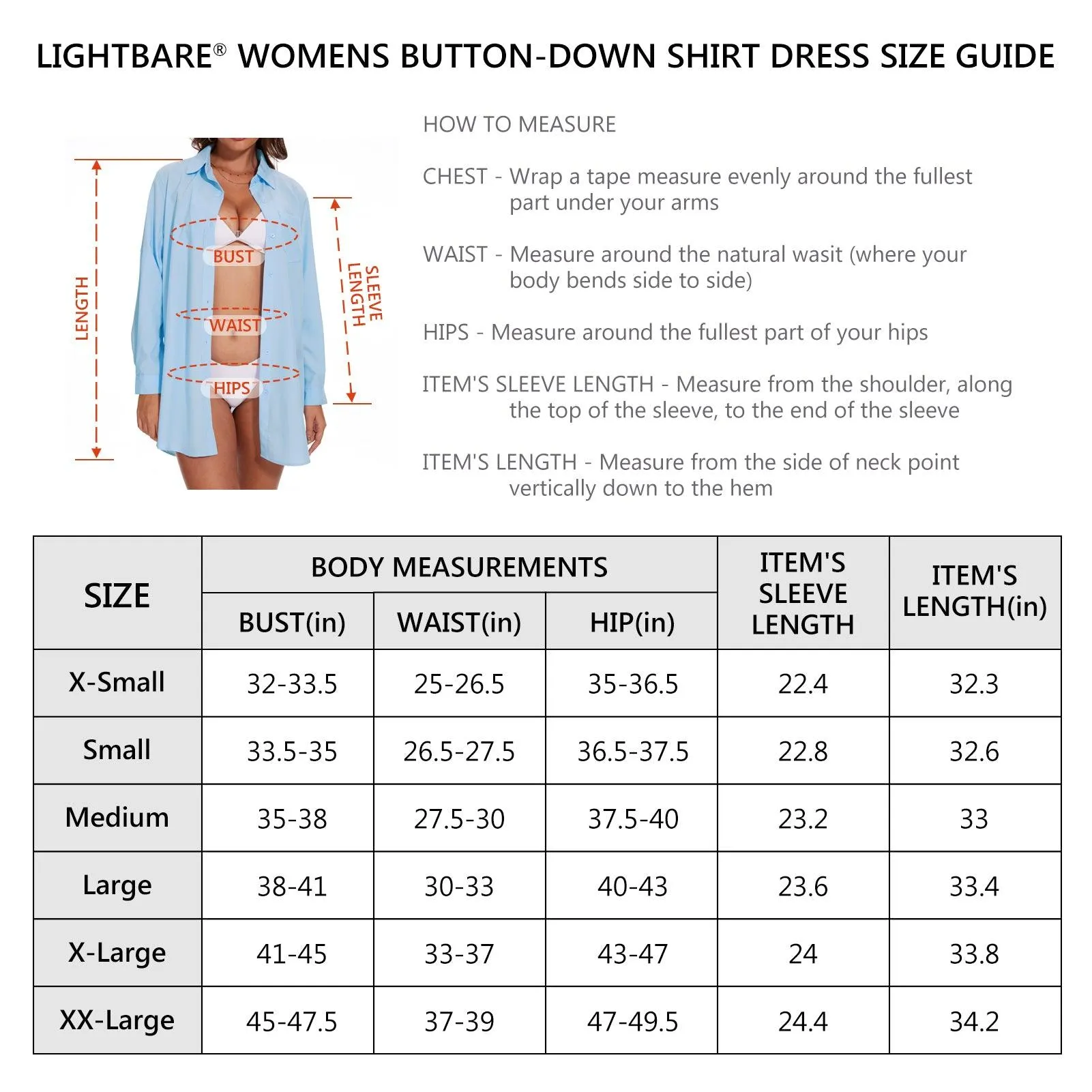 Women's UPF 50  Long Sleeve Button Down Shirt Dress LB16W