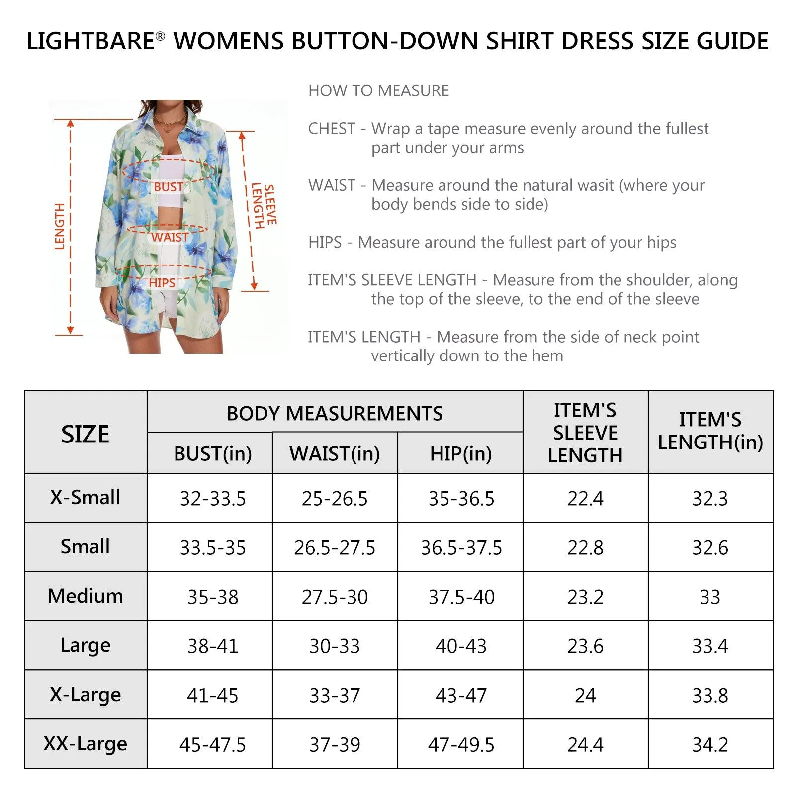 Women's UPF 50  Long Sleeve Button Down Shirt Dress LB16W