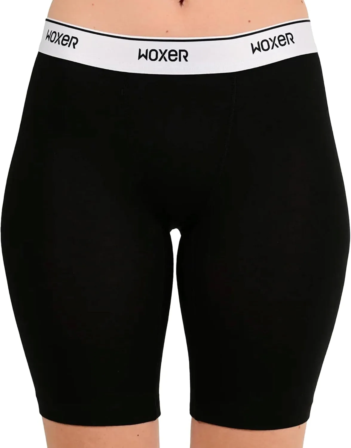Woxer Womens Boxers - Biker 9" Boy Shorts Underwear for Women - Boxers for Women, Womens Boxer Briefs & Briefs for Women